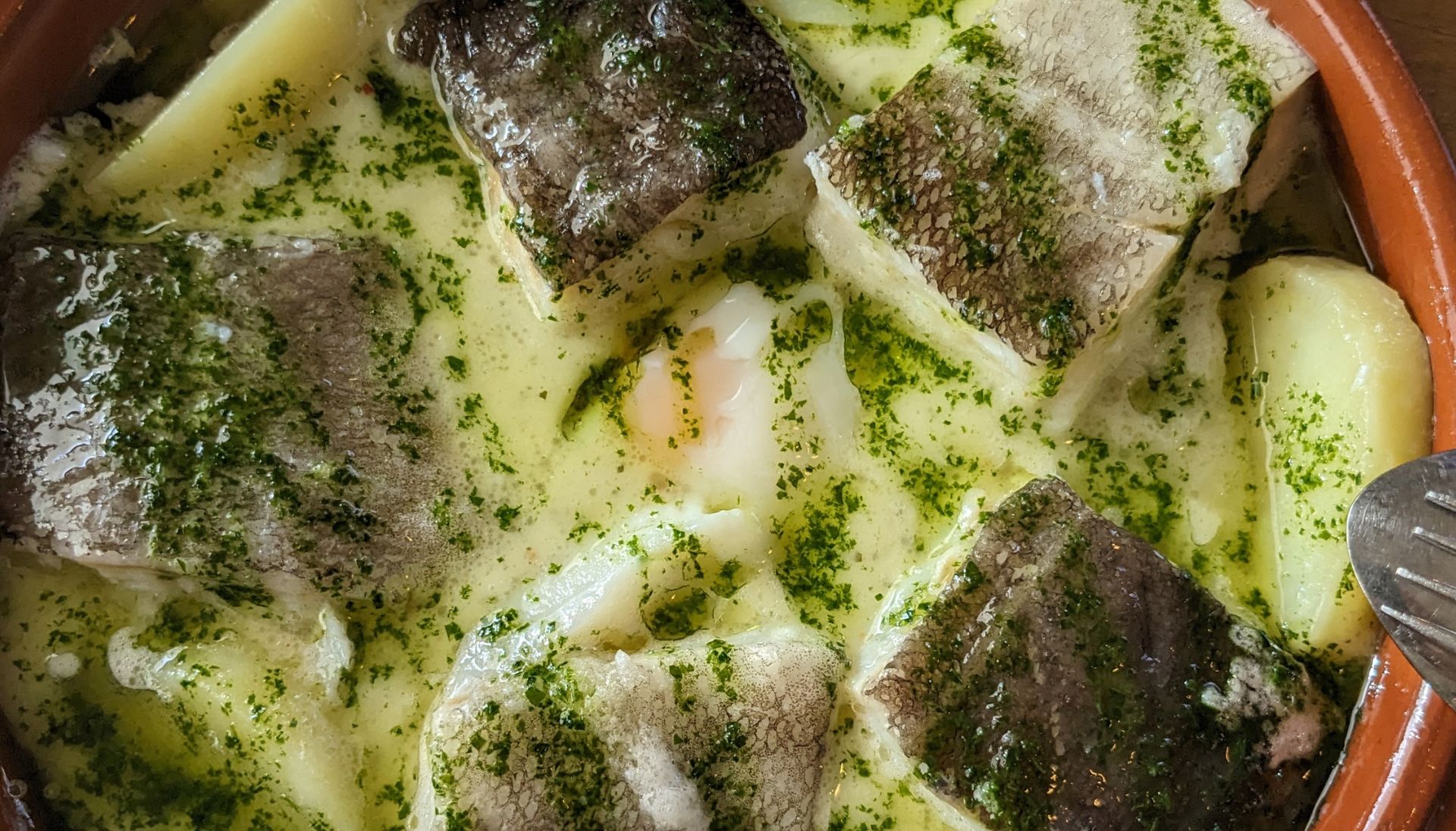 Bacalao salsa verde